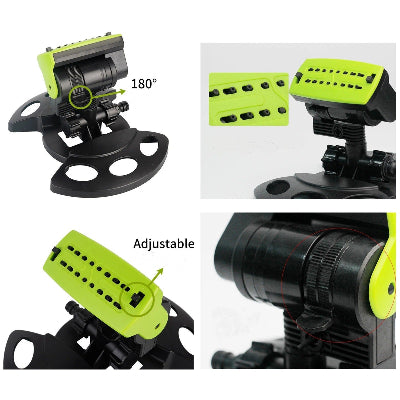 Caractéristiques arroseur oscillant vert