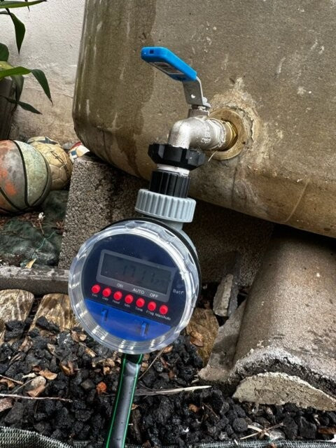 minuterie darrosage electronique installe sur robinet