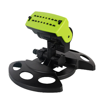 Arroseur oscillant vert avec base stable