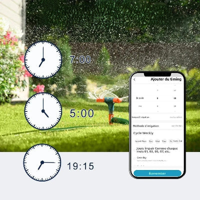 Programmateur arrosage programmable avec téléphone