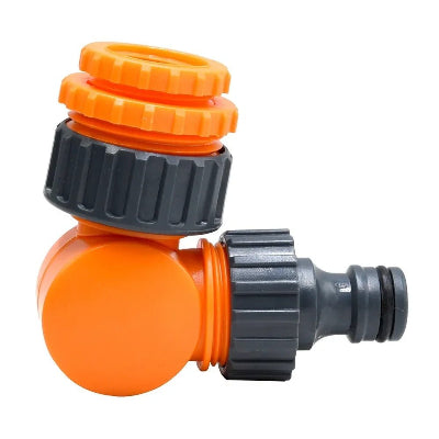 raccord tuyau arrosage articule orange  gris- Terre en Fleur