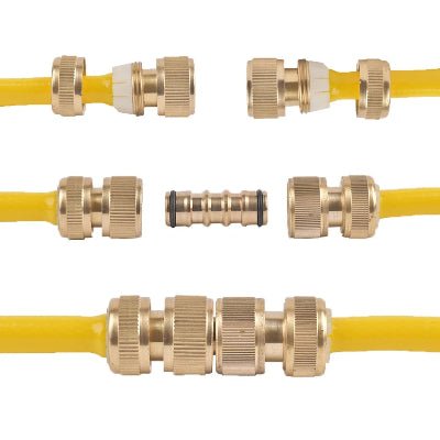 raccord tuyau arrosage - laiton - Terre en Fleur