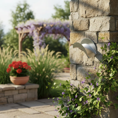 support tuyau arrosage sur mur terrasse