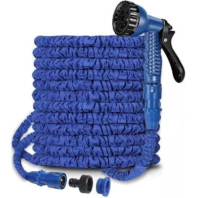 tuyau d'arrosage extensible bleu
